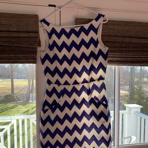 Kate Spade Chevron Dress Size 4
